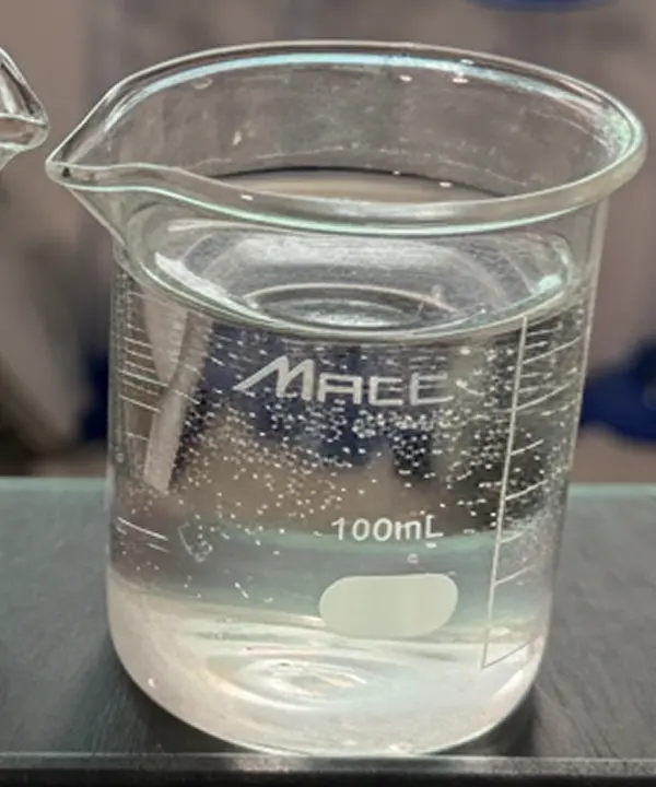 Clear water sample